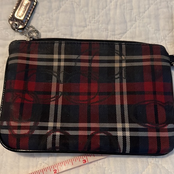 coach poppy wristlet plaid signature c - Picture 2 of 6